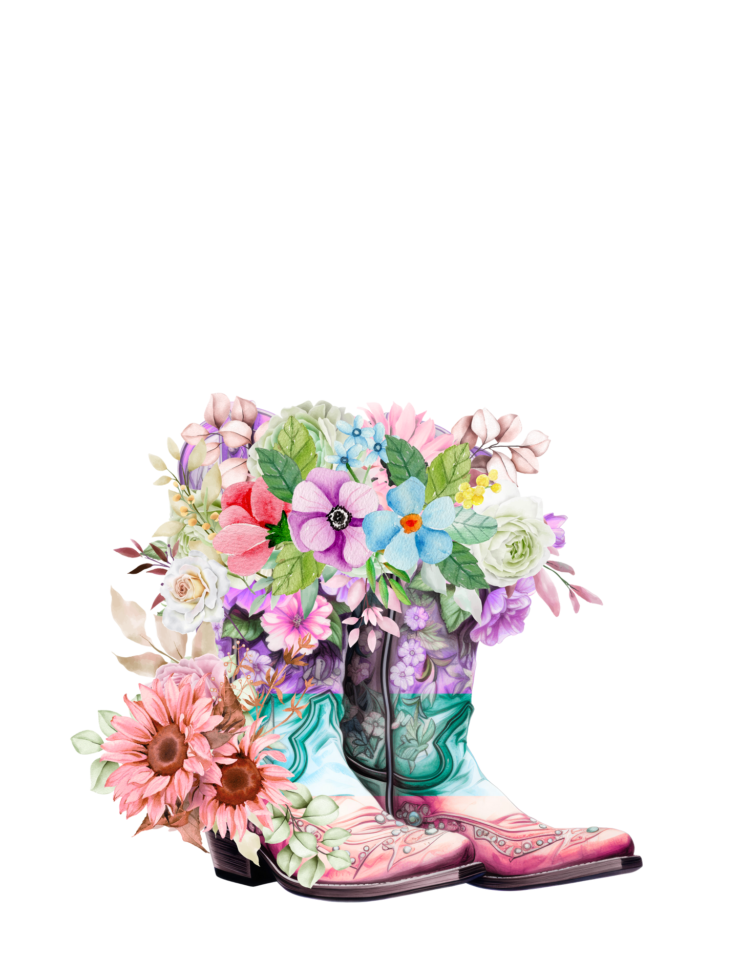 BOOTS ON THE GROUND TRI COLORS 12 PNG IMAGES (Copy)