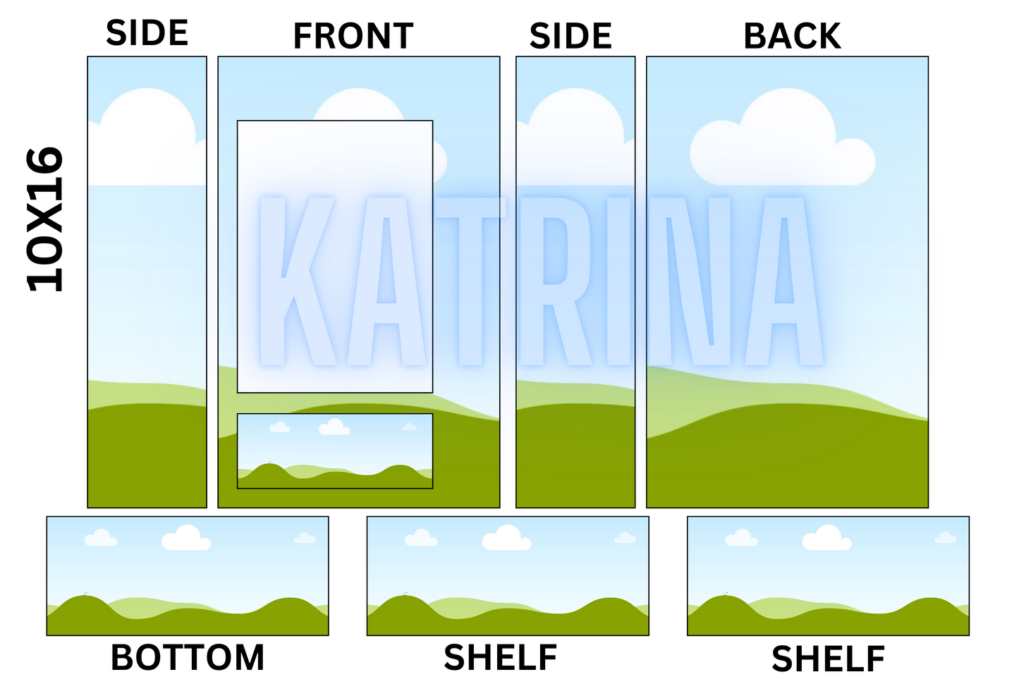 DIY Editable Vending Machine Templates